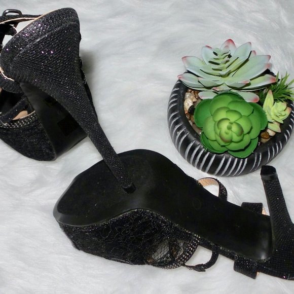 *SOLD* Platform Stilettos w/Rhinestone Accent - Picture 6 of 7